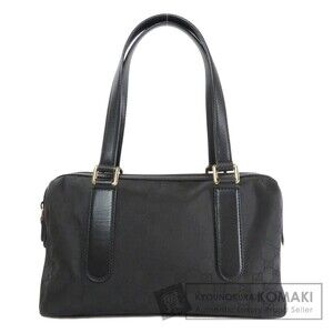 Gucci Monogram Boston bag black leather